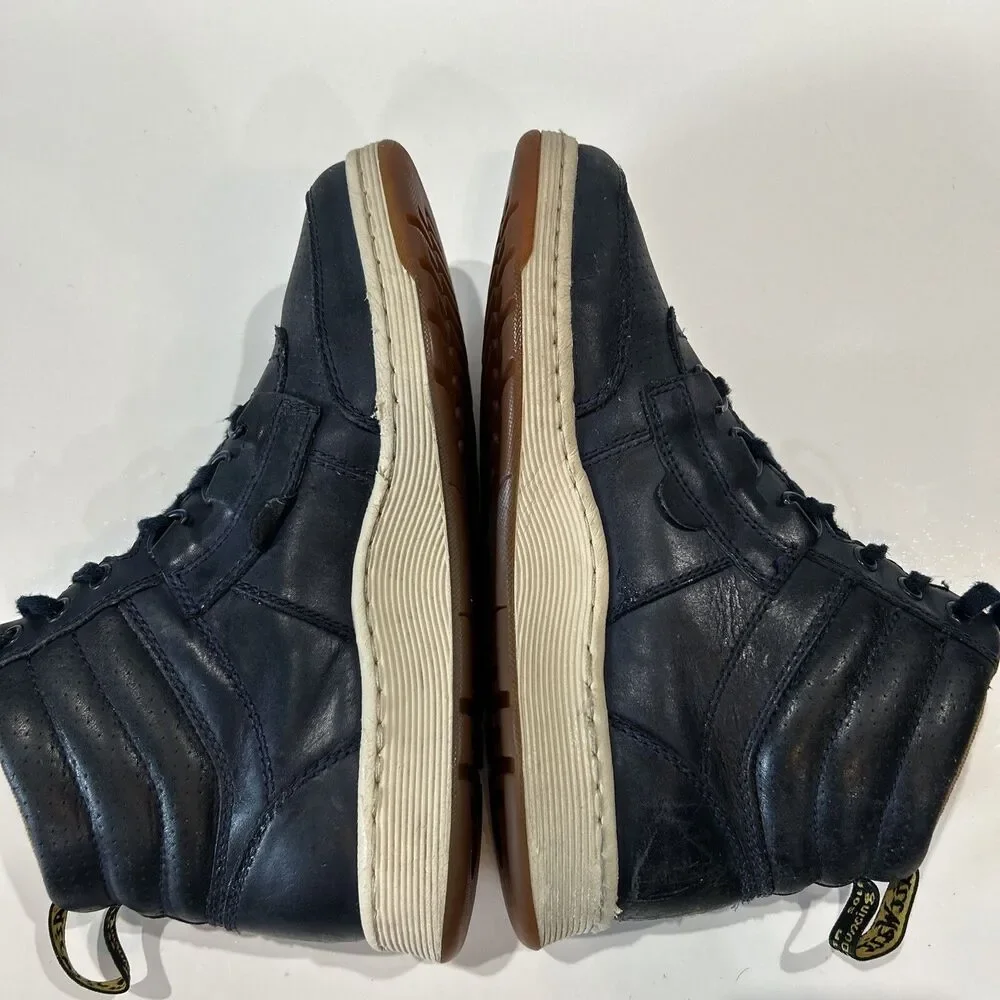 Dr. Martens Air Wair Men 8 Derry Blue High Top Sneakers Skate Shoe Comfort Sole